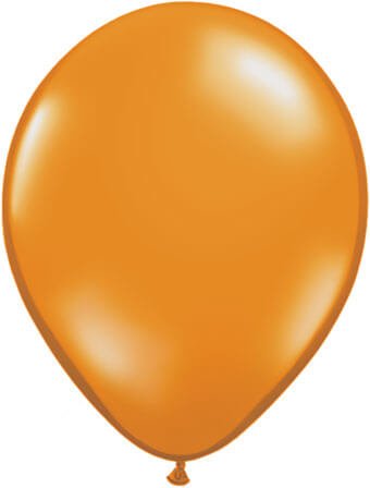 mandarin orange balloon