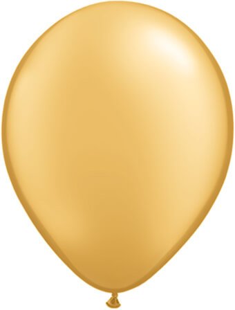 metallic gold balloon