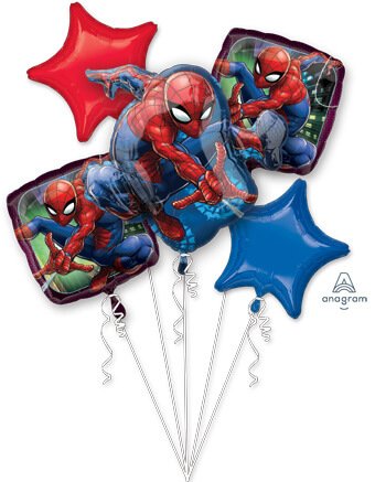 spiderman balloon bouquet