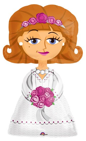 life sized bride balloon